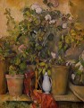Potted Plants Paul Cezanne